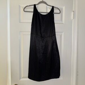 Rails Kaye Mini Satin Black Dress (NWT)